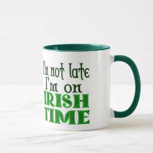 Taza Tarde en el tiempo irlandés