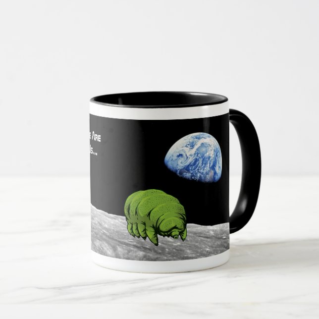 Taza Tardizas En La Divertida Tierra De La NASA Apolo 8 (Anverso derecho)