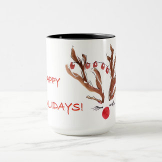 Taza Tarjeta de Felices Fiestas