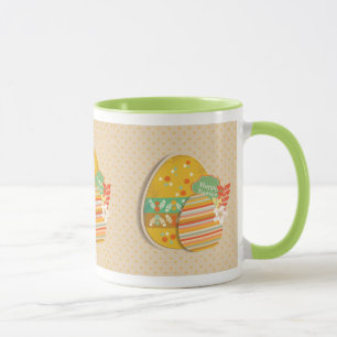 Taza Tarjeta de felicitación con símbolo del huevo de