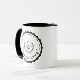 Taza Tarjeta de fidelidad de cafetería simple moderna