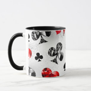 Taza Tarjeta de juego de jugador de póquer se adapta a