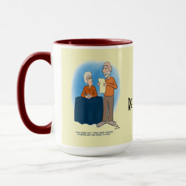 Taza Tarjeta de riñón Combo amarillo pálido Mug