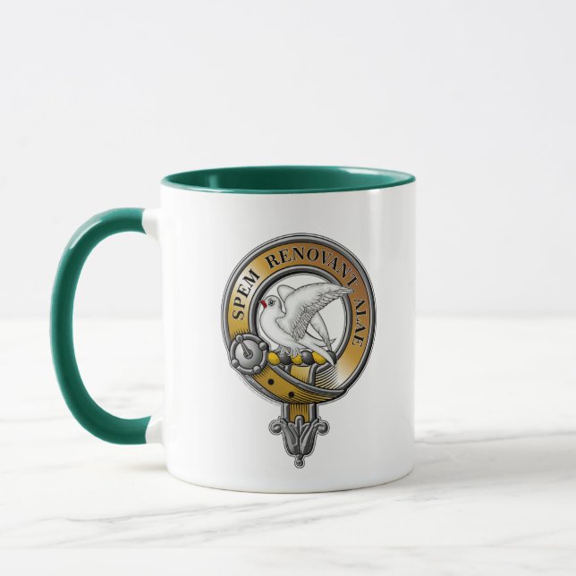 Taza Tarjeta Escudo de Norvel (Izquierda)