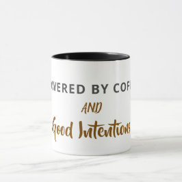 Taza Tarjeta Postal de Cita Minimalista de Café | Buena