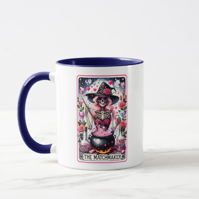 Taza Tarjeta Tarot divertida de Skeleton (Izquierda)