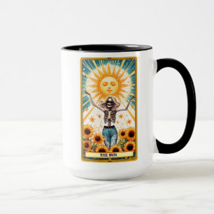 Taza Tarjeta Tarot divertida/El Sol