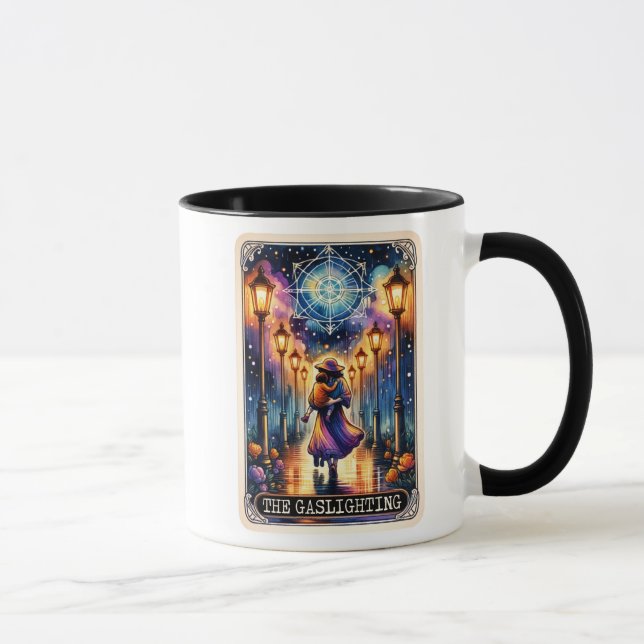 Taza Tarjeta Tarot divertida/Iluminación (Derecha)