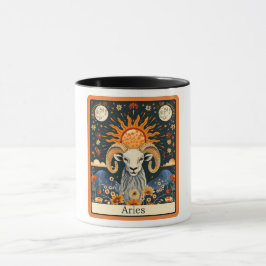 Taza Tarjeta Tarot divertida/Zodiac/Aries