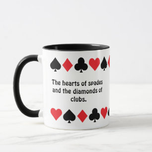 Taza Tarjetas de reproducción Inspiradoras personalizad