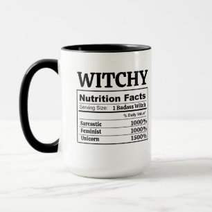 Taza Tarot de astrología de bruja feminista personaliza