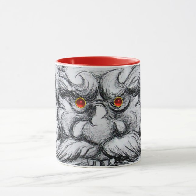 Taza TAROT, FANTASÍA GROTESQUE MÁSICA MÁSCARA Blanco Ne (Centro)