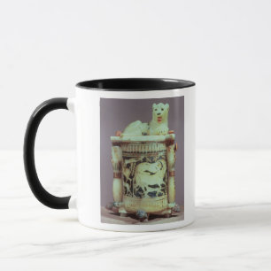 Taza Tarro del Unguent con una figura del el rey como