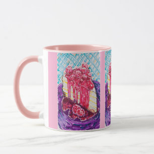 Taza Tarta de frambuesas