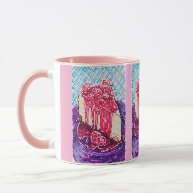 Taza Tarta de frambuesas (Izquierda)