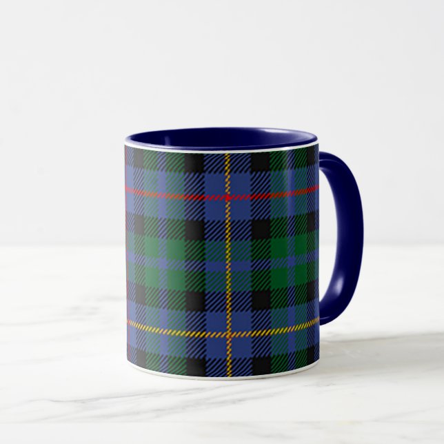 Taza Tartán azul-verde (Anverso derecho)