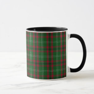 Taza Tartán mug rojo y verde