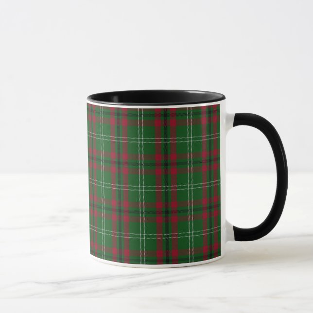 Taza Tartán mug rojo y verde (Derecha)