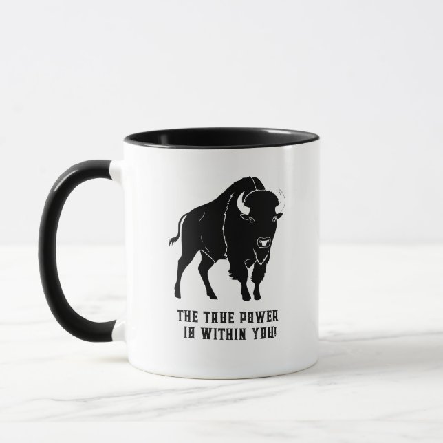 Taza Tasa de impresión de Bison (Izquierda)