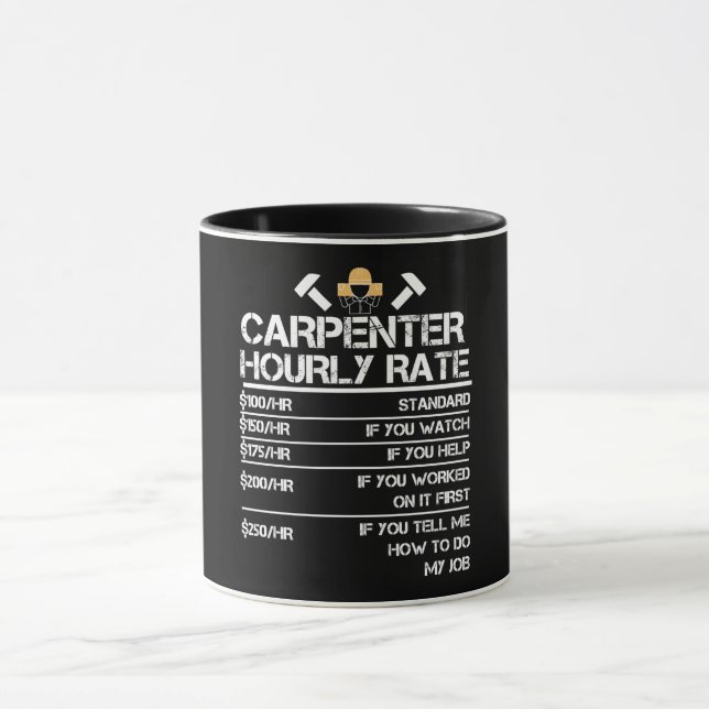 Taza Tasa horaria del carpintero (Centro)