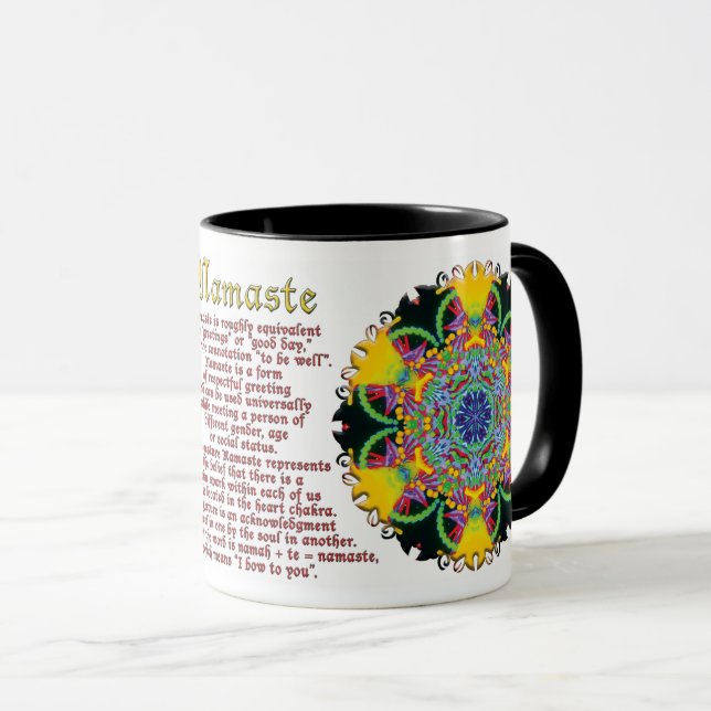 Taza Tasmania Namaste (Anverso derecho)