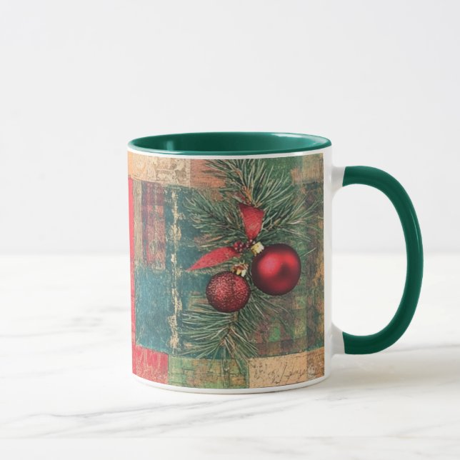 Taza Tasse Christmas Collage Junk Journal Var02 (Derecha)