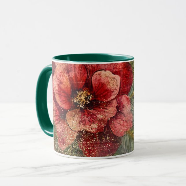 Taza Tasse Christmas Collage Junk Journal Var05 (Anverso izquierdo)