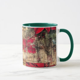 Taza Tasse Christmas Collage Junk Journal Var22