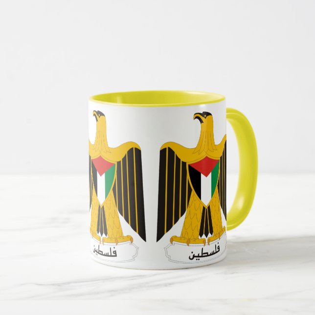 Taza  tasse Emblème de la Palestine (Anverso derecho)