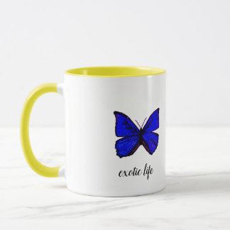 Taza Tasse exotique papillon "exotic life"