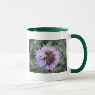 Taza Tasse lila Blütenkugel: que tengas un buen día