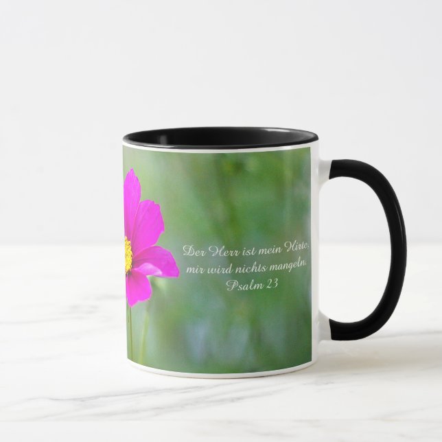 Taza Tasse mit Cosmea-Blüte und Psalm (Derecha)