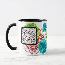 Taza Tasse Moirés circulaires