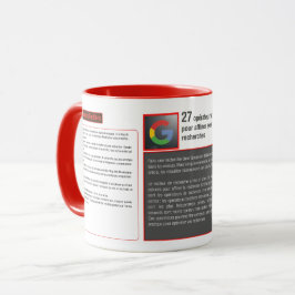 Taza Tasse mug raccourcie clavier opérateurs Google