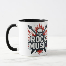 Taza Tasse Mug Rock Music