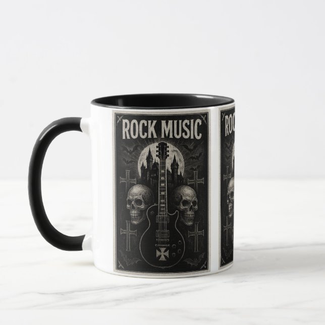 Taza Tasse Mug Rock Music (Izquierda)