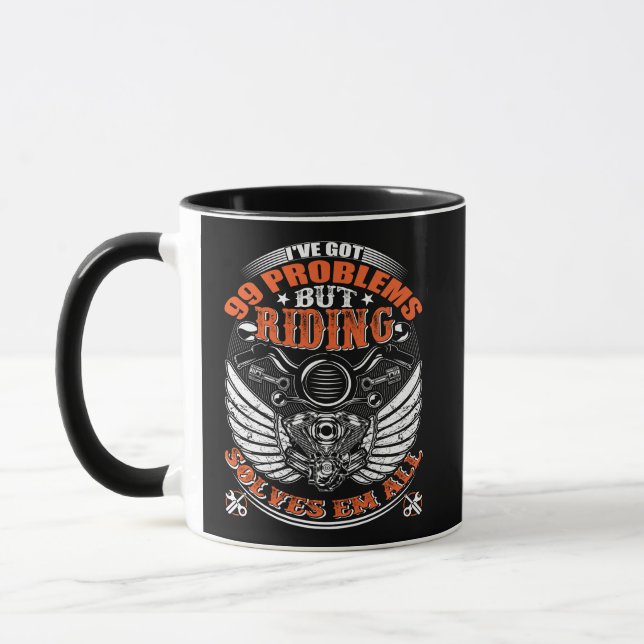 Taza Tasse pour les passionnés de moto (Izquierda)