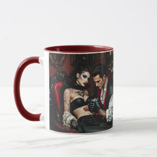 Taza Tatuaje de hombre Chica lindo