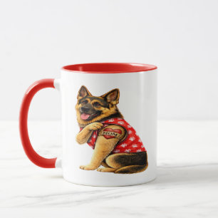 Taza Tatuaje de Mamá Pastor Alemán