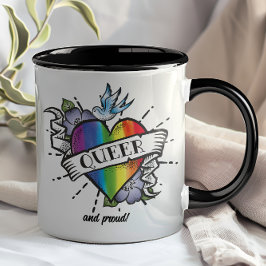 Taza Tatuaje del corazón homosexual