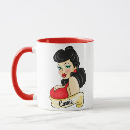 Taza Tatuaje modelo retro personalizado