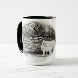Taza Taza/arte de las ovejas de Cumbrian