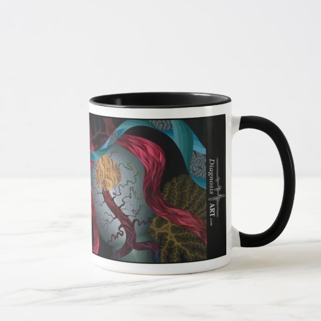Taza ¡Taza de café adaptable de la base del cráneo! (Derecha)