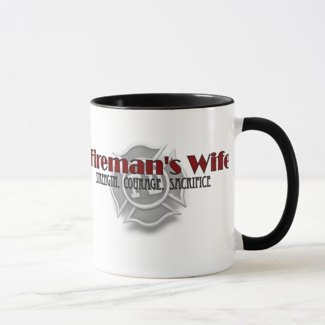 Taza "Taza de café de la esposa del bombero" (Derecha)