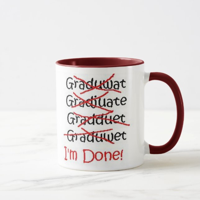 Taza ¡Taza de Graduwat! (Derecha)