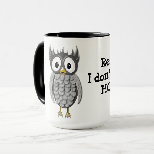 TAZA ¡TAZA DEL BÚHO, REALMENTE, NO DOY UN PITIDO! (Anverso izquierdo)
