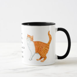 Taza "Taza del campanero del gato del jengibre"