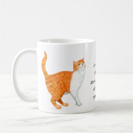 Taza "Taza del campanero del gato del jengibre"