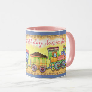 Taza ¡Taza del tren de Choo-Choo de los niños