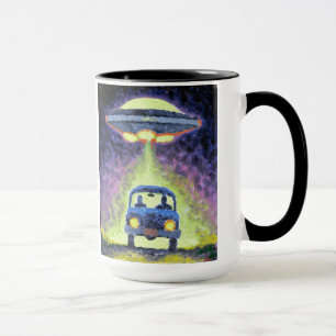 Taza ¡Taza extranjera de la oficina de la abducción d